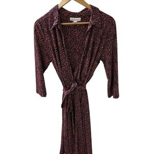 Motherhood maternity wrap dress, S ize L, Polyester/ Spandex